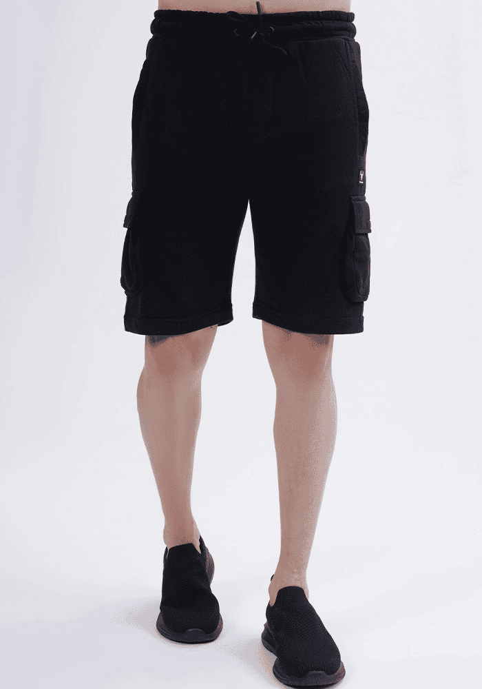 Men's Fleece Shorts - Black