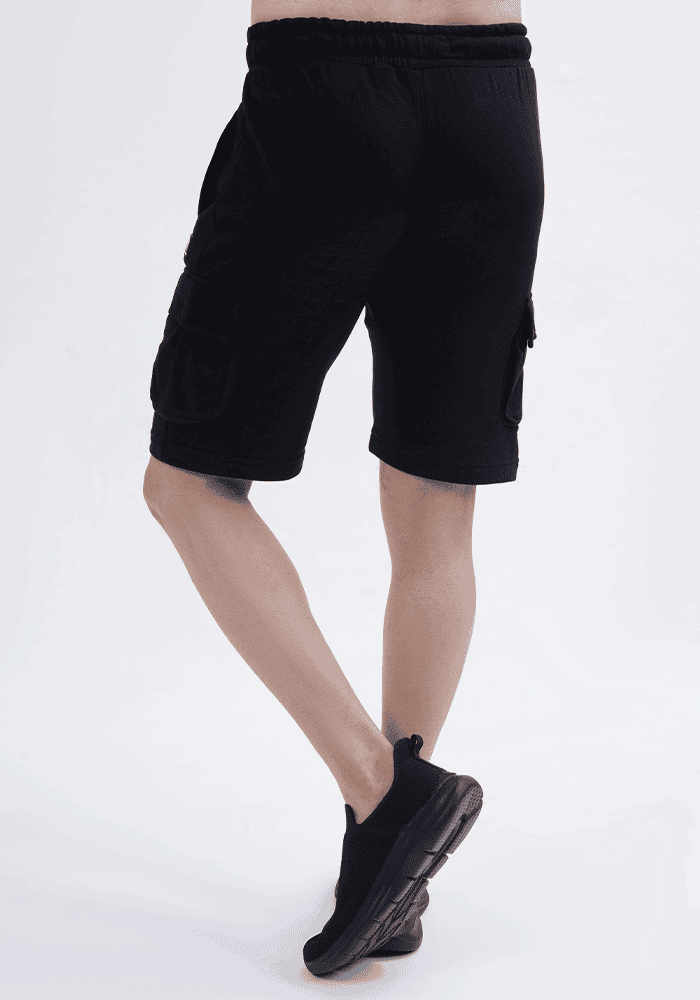 Men's Fleece Shorts - Black
