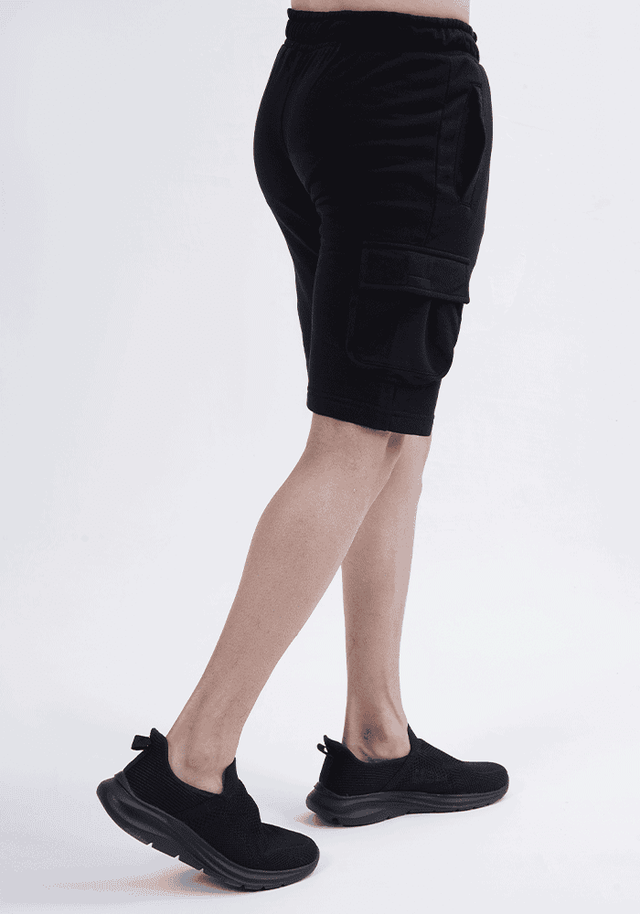 Men's Fleece Shorts - Black
