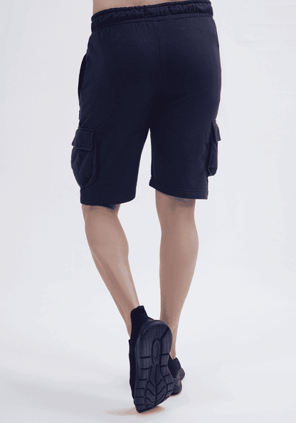 Men's Fleece Graphic Shorts - Blue