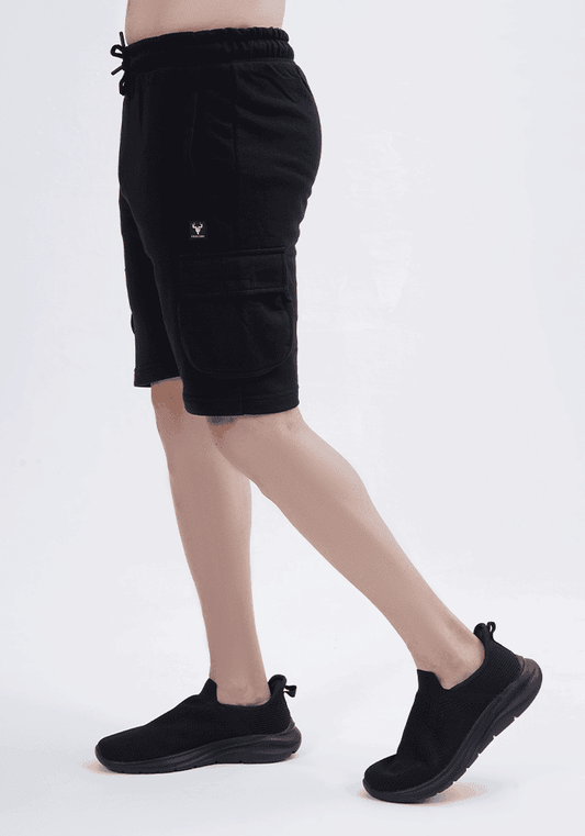 Men's Fleece Shorts - Black