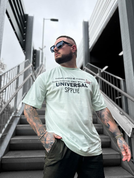 Universal Spplye Drop Shoulder T- Shirt - Mint