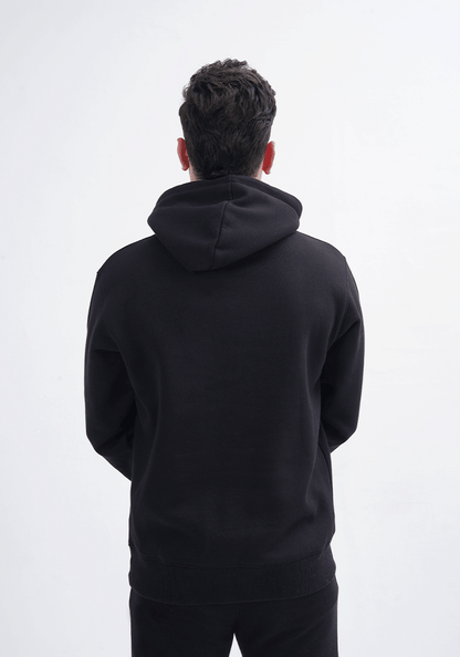 Regular Fit Hoodie - Black