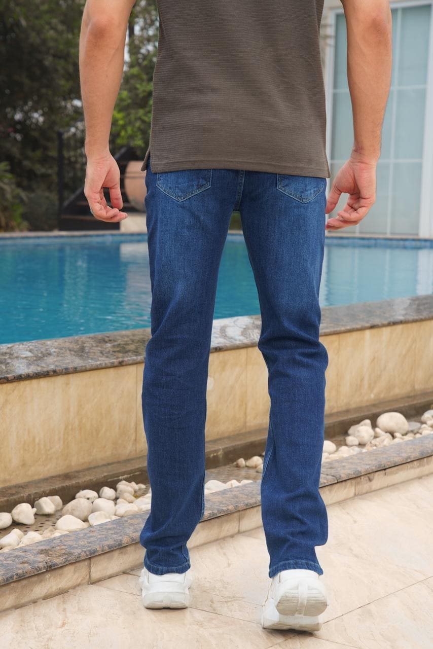 Slim Fit Fashon Vintage Blue Jeans