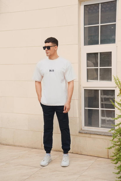 The Original Man Drop Shoulder T-Shirt - Pastel Peach